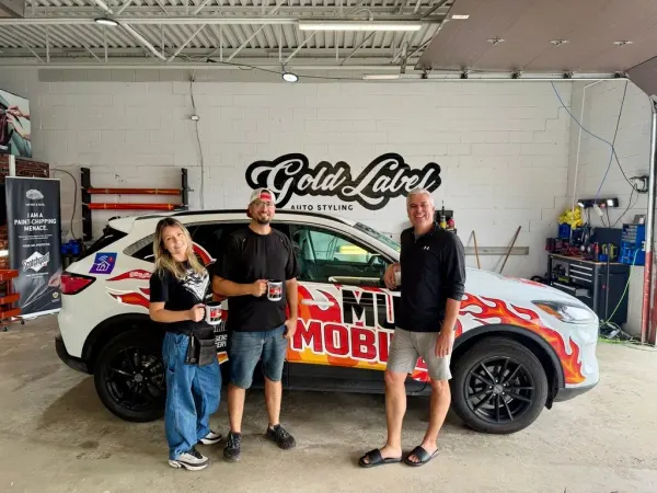 A fan photo of the Mugmobile, sent in by Brent Wallace